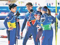 アンカー岩本美 一丸８位　パラ混合リレー