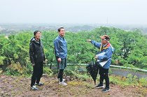 昭和天皇御野立所を整備　小矢部・埴生公民館、９月にウオークイベント