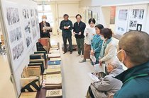 長島さん（美術史家・入善出身）の足跡伝える　立山・歴史交流ステーションで企画展、自筆原稿や書籍１２０点