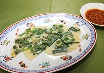 ニラたっぷりお手軽チヂミ