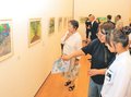 感性みずみずしく　砺波市美術館で中学生清流展、写生中心に１００点