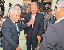 ＜市町村別２０２５重大ニュース＞上市町<br />上市町長選／実績評価 中川氏３選　過去最多４人立候補 ８年ぶり選挙戦