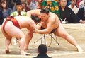 朝乃山、炎鵬封じ９勝目　大相撲春場所１０日目