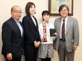 花木さん（富山市針原小６年）全国３位報告　小学生プログラミング大会