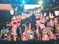 万博でおわらダンス　八尾高郷土芸能部、映像背に華麗な舞