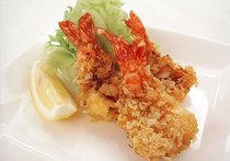 エビのアーモンドせんべい