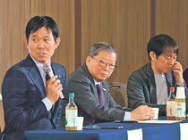 専用スタジアム建設に賛同「まちの宝になる」　サッカー日本代表の森保監督、富山でシンポ参加