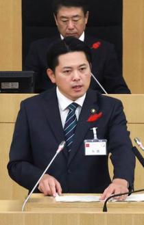 岐阜市長が３選出馬表明