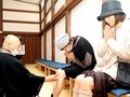熱さこらえ健康願う　国宝瑞龍寺（高岡）で「ひとつやいと」