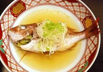 春子鯛のネギ蒸し