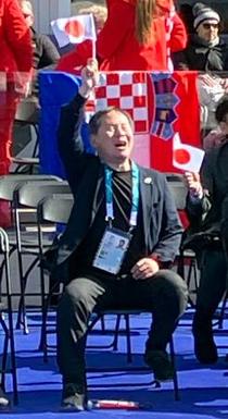 河合スポーツ庁長官が競技視察