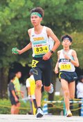 現校名最後の男子平、過去最高３位　県中学駅伝、中田快走 チームに勢い