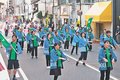 黒部踊り４５０人街流し　市内の１８団体が息合わせ