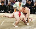 朝乃山、初の技能賞
