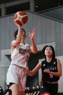 龍谷富山３回戦進出ならず、鳥取城北に６１－８８　全国高校バスケ女子