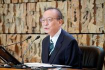 ＮＨＫ稲葉会長が退任あいさつ