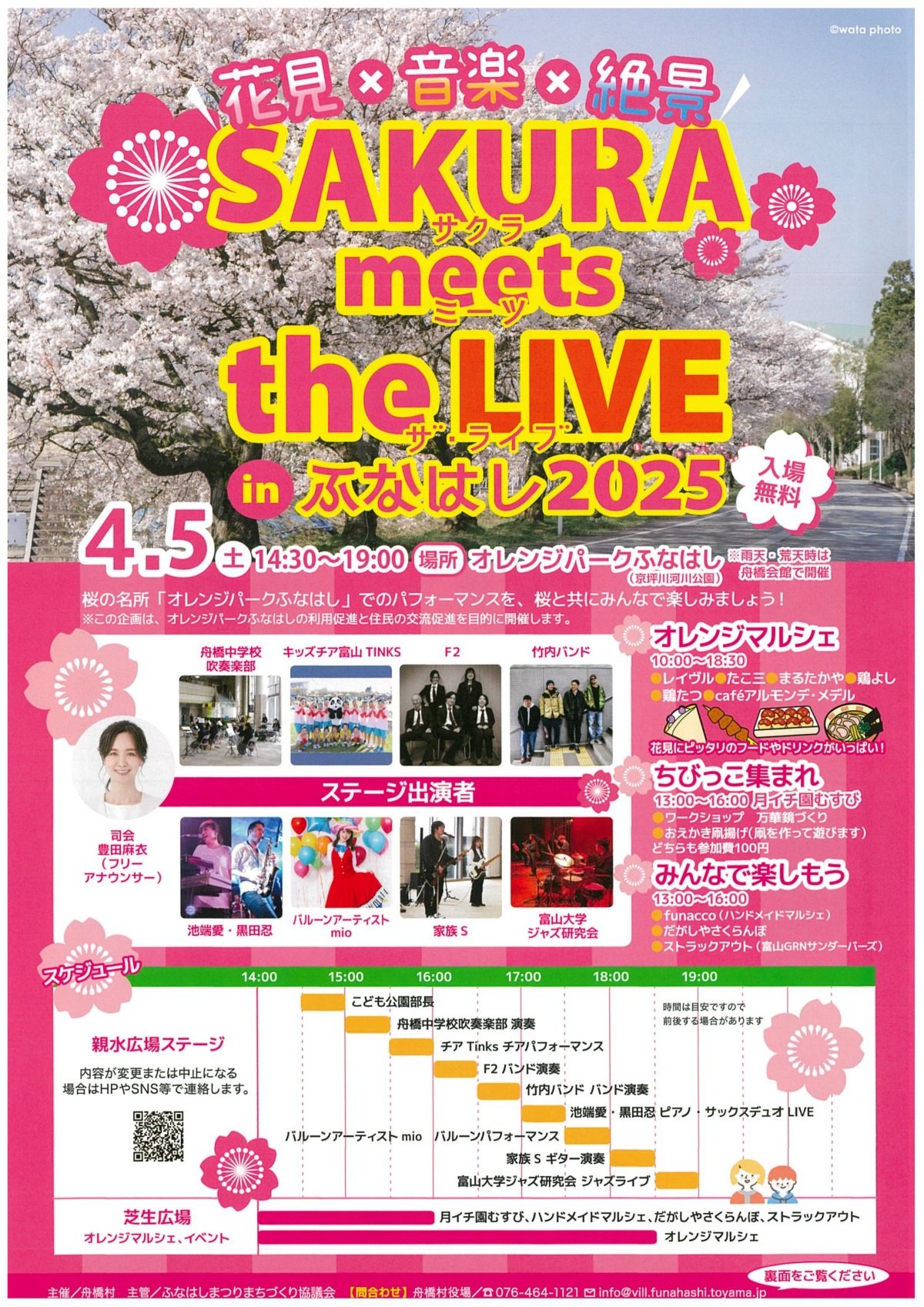 SAKURA meets the LIVE in ふなはし2025｜北日本新聞webunプラス