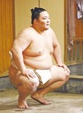 朝乃山「壁に負けない」　新関脇稽古始め