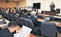 県議事堂で核廃絶訴え　被団協代表理事ら講演、「戦争起こしてはならない」
