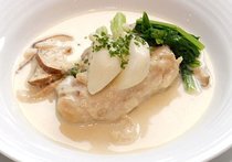 豚バラ肉とカブのクリームスープ