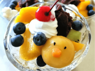 (80)かわいいヒヨコの正体は…簡単&ヘルシーな豆腐白玉を作ってみた【やちやちが行く!!】