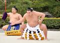 豊昇龍、伊勢神宮で奉納土俵入り