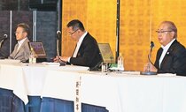 産業競争力と人材確保・育成で議論　北経連と３県知事懇談会
