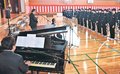 復興願い「伏木中（高岡）の歌」　３年生が同窓会入会式