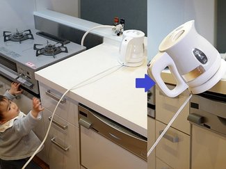 屋内の子どもの事故に注意を　連休の外出先、湯こぼれや扉の開閉で思わぬけが