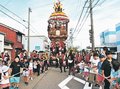 子ども巡行９年ぶり　新湊曳山まつりへ町内曳き