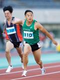 男子１００ｍは佐々木琢磨が優勝