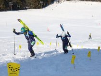 スキーと歩行でタイム競う　ＳＫＩＭＯ日本選手権黒部・宇奈月温泉大会スプリント