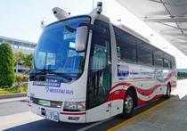 大型バス自動運転で試乗会