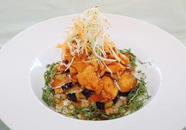 秋ナスと豚バラ肉の照り焼き丼