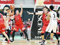 グラウジーズ連勝止まる　三河に７７－９６