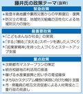 藤井富山市長、人づくり・子育てに注力　市長選へ政策発表、まちなかスタジアム構想も