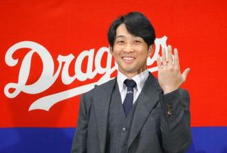 中日の田中は大幅増の３６００万