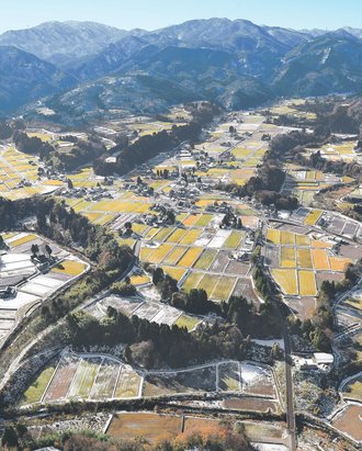 空からわが町<br />南砺市太美山地区