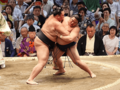 朝乃山、寄り切りで２勝目　大相撲名古屋場所３日目