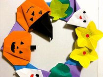 ハロウィンリース制作🎃🏵️