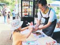 街なかカフェにぎわう　滑川・行田公園、夜はライトアップ