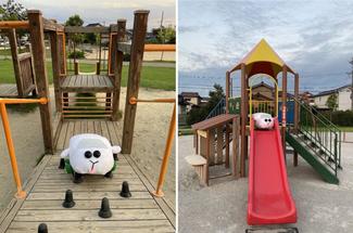 （40）モルカーとお散歩♪公園で撮影タイム【やちやちが行く！！】