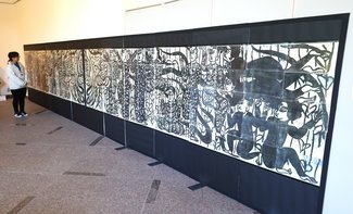 コレクションへのいざない＋（プラス）＜１４＞　南砺市福光美術館　棟方の戦前最大の板画作「東北経鬼門譜」　びょうぶに仕立て来年公開