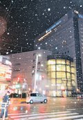 富山で初雪観測　２４年より５日早く