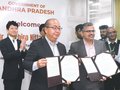 県立大・アンドラ大交流　インド経済訪問団、県とＡＰ州が協定再締結