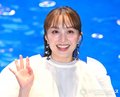 ももクロ百田夏菜子、水族館にサプライズ登場で会場どよめき　子どもたちも笑顔に