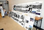 原爆投下の実相を伝える写真パネルの展示
