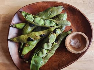 バーベキューにも！過去一簡単♪ 焼くだけそら豆【休日のレシピ (62) 】