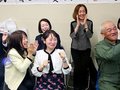 富山市議選、木地さんトップ当選「新しい風を」