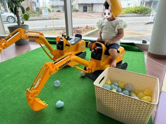 季節感あふれるデザートも充実♪　ショベルカーのおもちゃで遊べるカフェ「Cafe Socio」【親子でGO！オイシイおでかけ⑲】